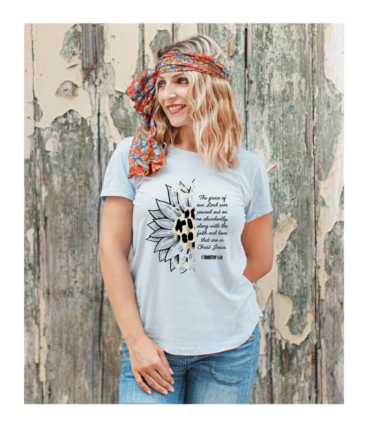 Sunflower 1 Timothy 1:14